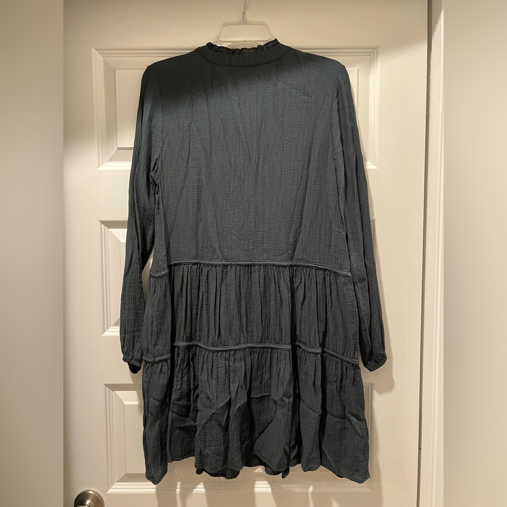 Long Sleeve Ruffle Dress - Picture 2 of 4